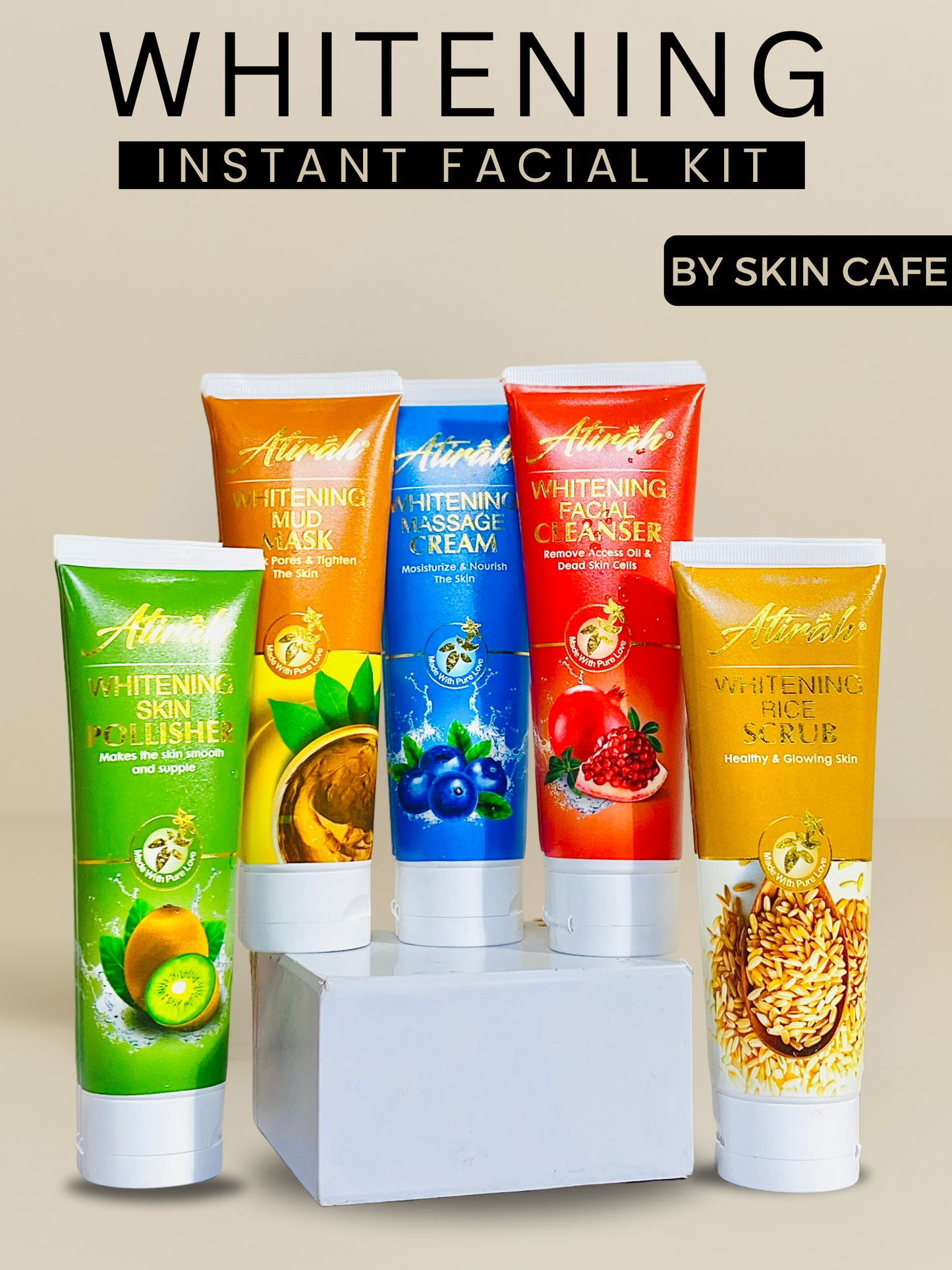 INSTANT WHITENING FACIAL KIT [ HYDRATING MINERALS ]