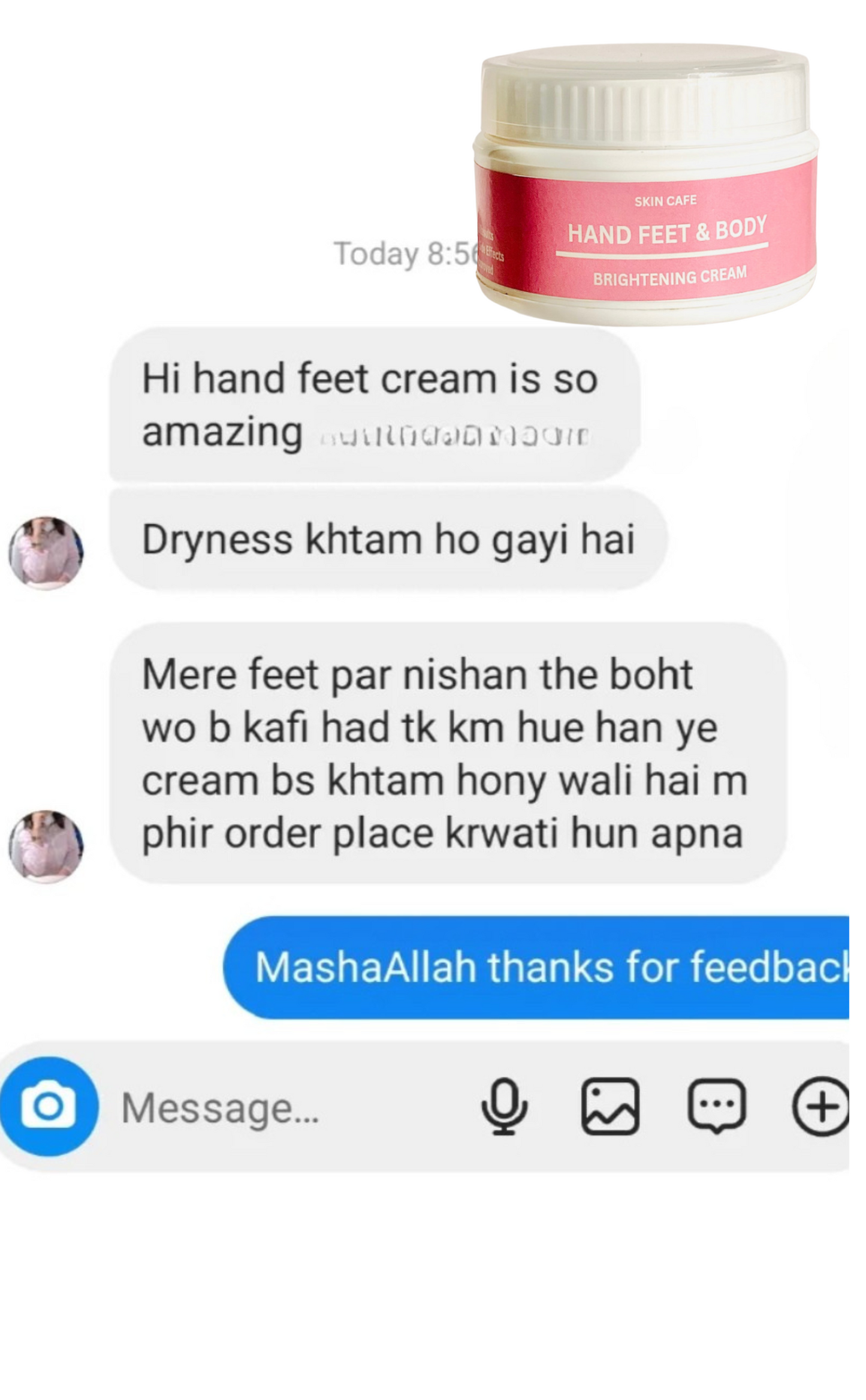 HAND FEET WHITENING CREAM (7 DAYS GURRANTTEE RESULTS )