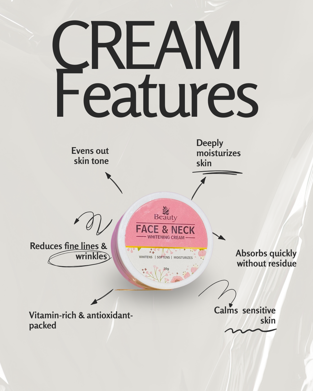 FACE & NECK WHITENING CREAM