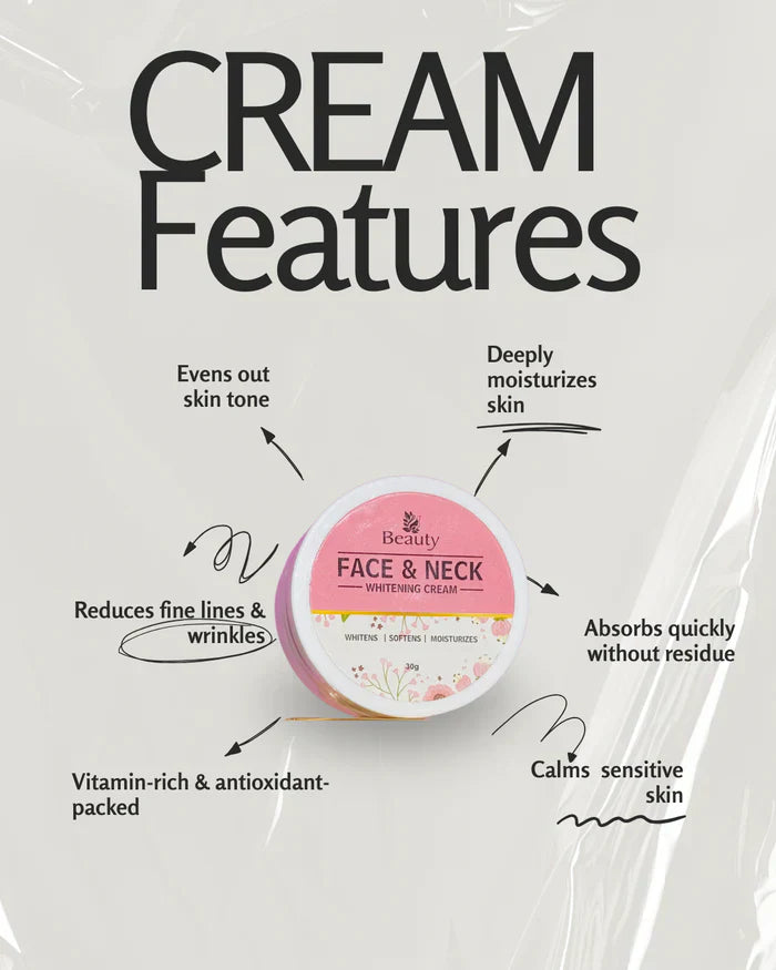 FACE & NECK WHITENING CREAM (PREMIUM QUALITY )