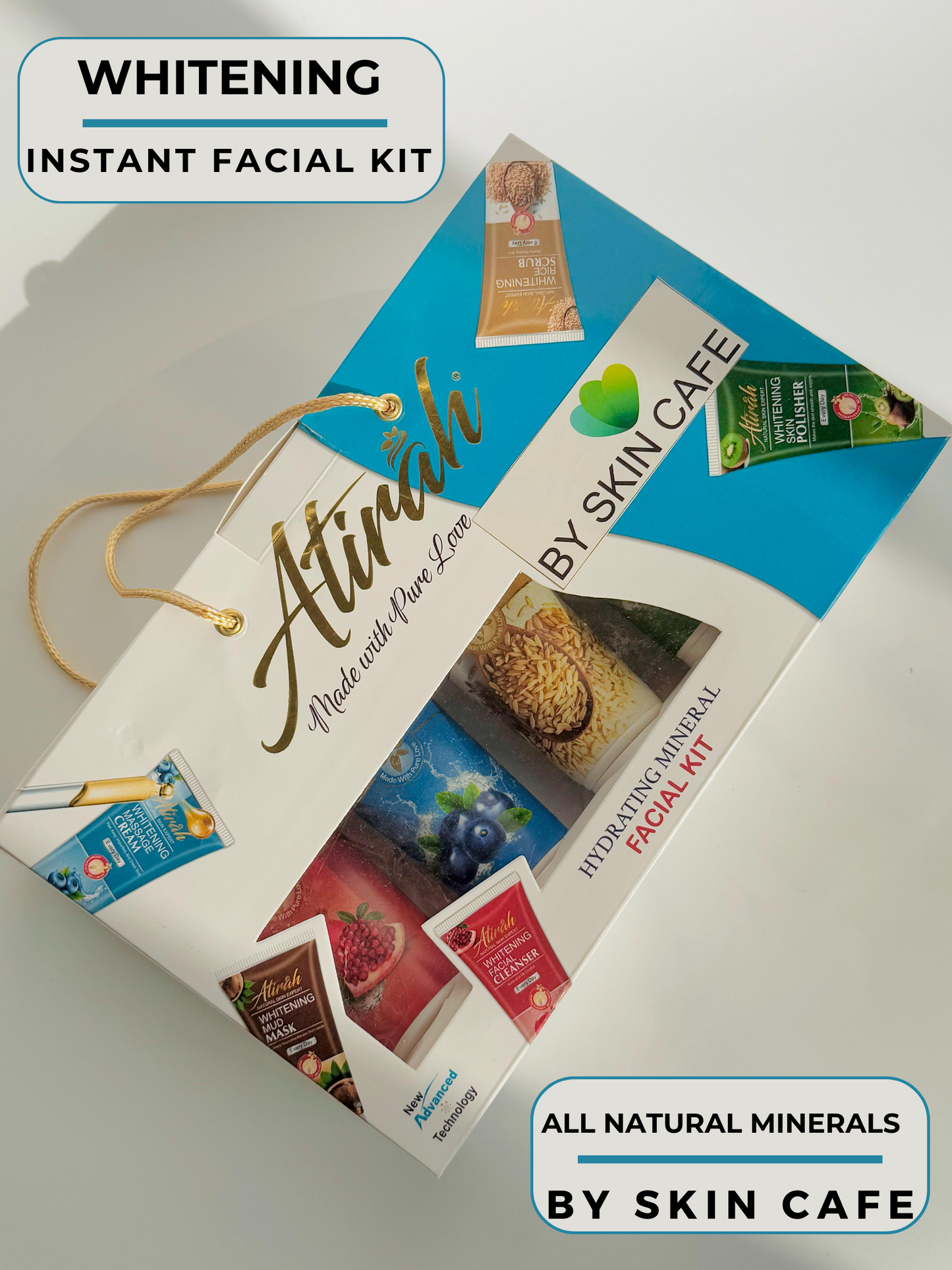 INSTANT WHITENING FACIAL KIT [ HYDRATING MINERALS ]