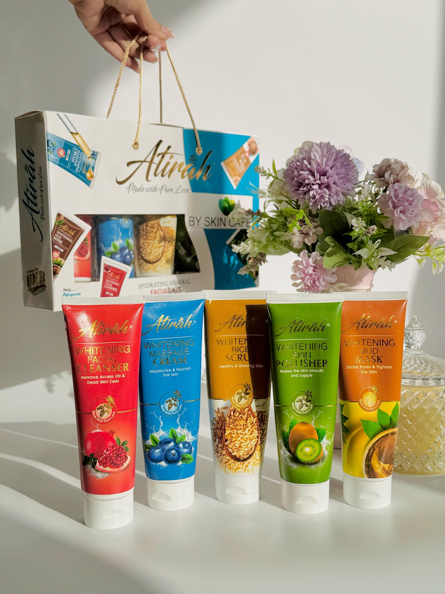 INSTANT WHITENING FACIAL KIT [ HYDRATING MINERALS ]