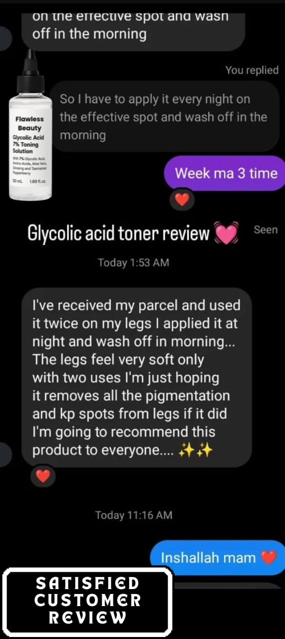 Glycolic Acid 7% Toning Solution