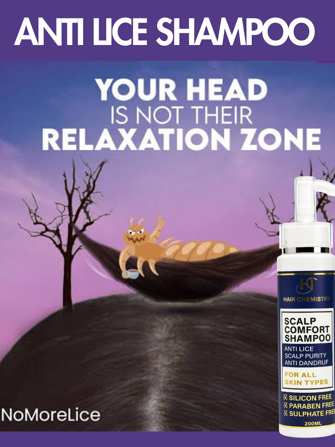 Anti-Lice Shampoo 200ml ( PREMIUM QUALITY )