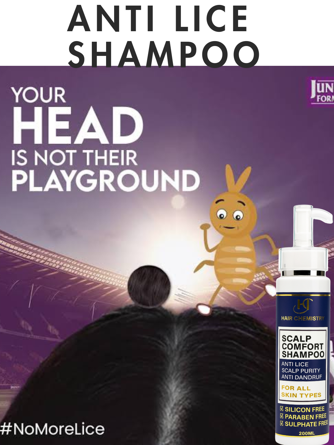 Anti-Lice Shampoo 200ml ( PREMIUM QUALITY )