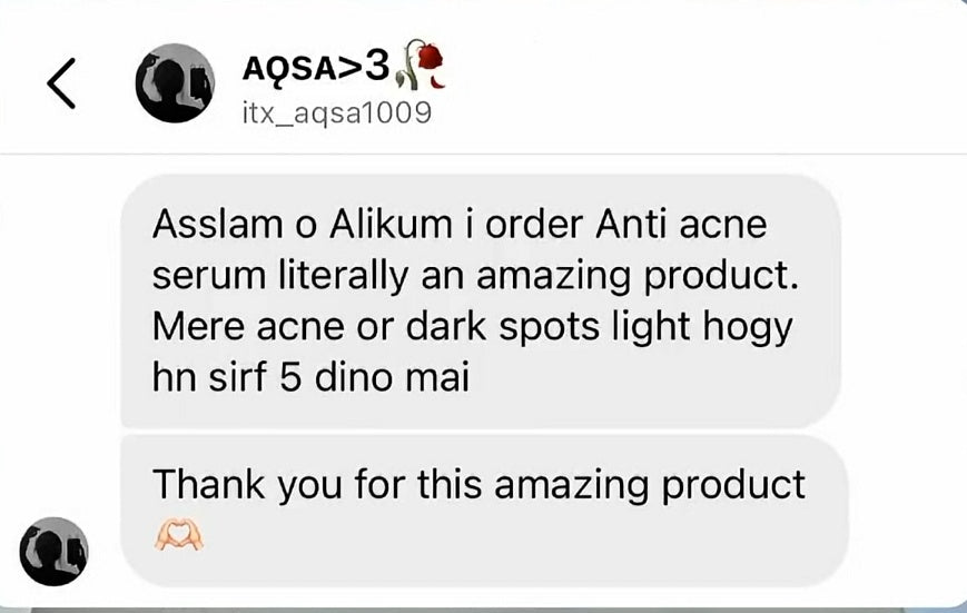ANTI ACNE & GLOWING SERUM VITAMIN C + E