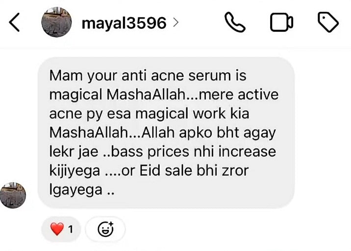 ANTI ACNE & GLOWING SERUM VITAMIN C + E