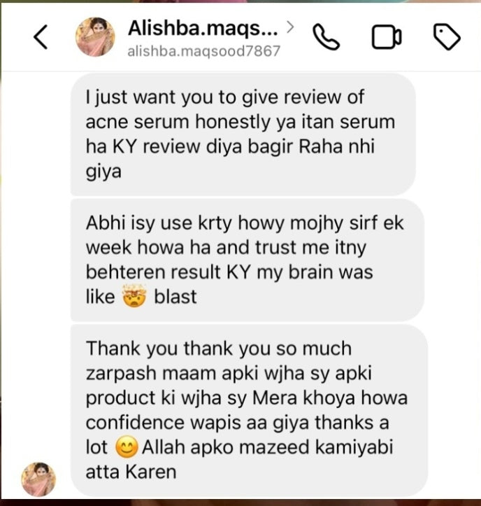 ANTI ACNE & GLOWING SERUM VITAMIN C + E