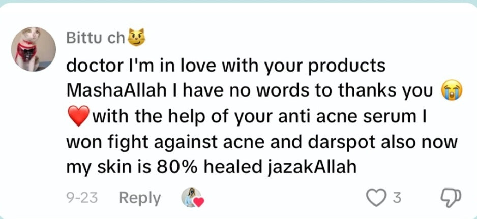 ANTI ACNE & GLOWING SERUM VITAMIN C + E